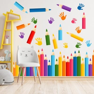 71x+9vjJzUL._AC_SL1500_ Colorful Pencil Wall Decals
