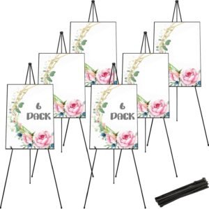 6-Pack 63-Inch Folding Display Easel