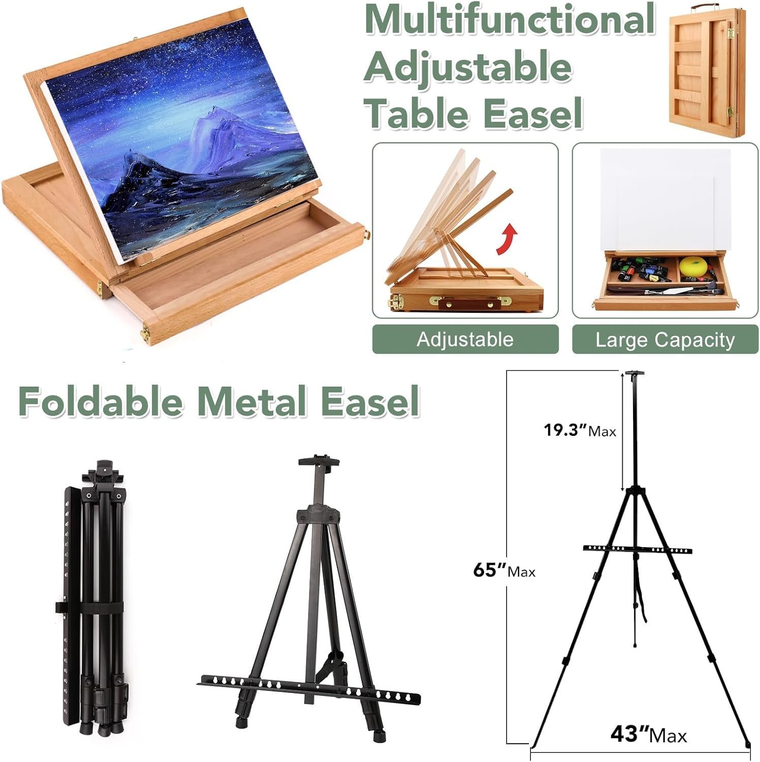 ESRICH 166-Piece Artist Painting Set - Image 2